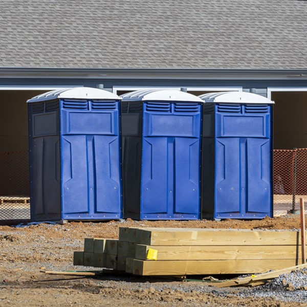 what is the cost difference between standard and deluxe porta potty rentals in Brunswick